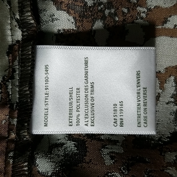 Tribal Spring/Fall Zipped Jacket With Snap Closures. - Picture 6 of 7